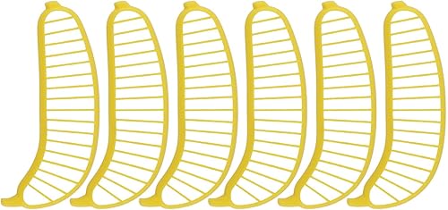 Paquete de 6 cortadores de plátanos, cortador de frutas cortador de frutas para cortar frutas cuchillo herramienta de corte de plátano portátil