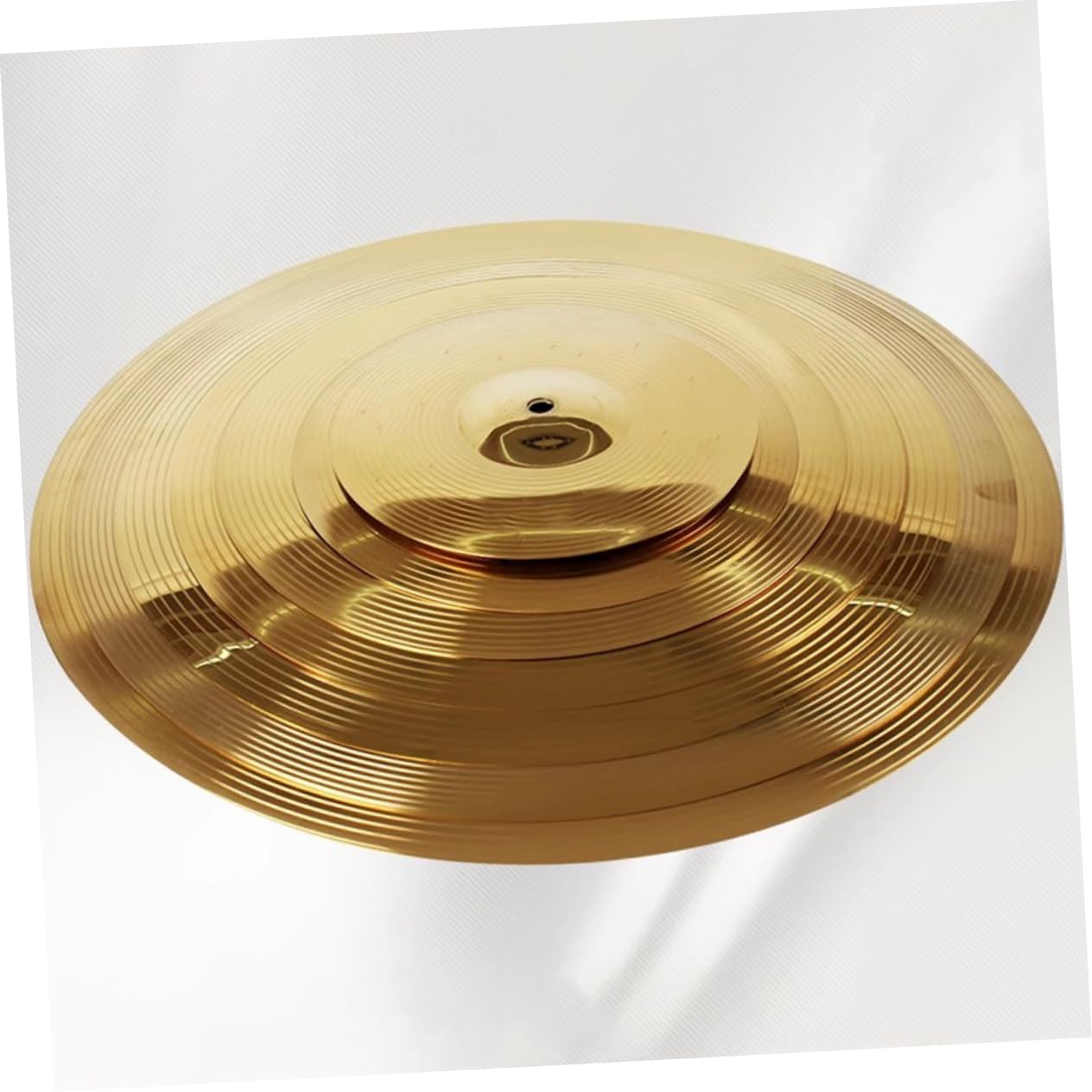 CIMAXIC Professional Alloy Brass Drum Hi Hat Cymbals Replacement Set Jazz Drum Hardware