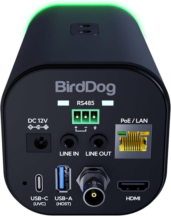 BirdDog Maki Ultra 4K 12x Zoom Box Camera, Black