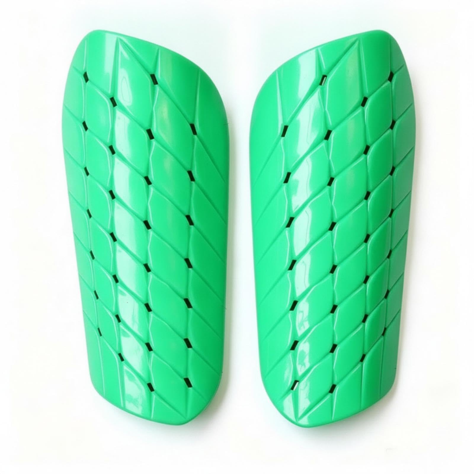 Diamond-Pattern Shin Guards Hard Shell Foam-linedLined Shin Guards Impact Protection for Outdoor Activity Cyan | Protective Gear | Clothing, Shoes & Accessories | Soccer | Team Sports-picture-12