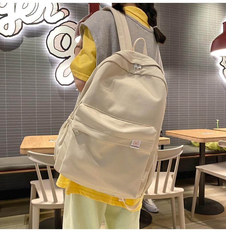 Image of MIPPO Backpack for School | Large Capacity Aesthetic Backpack for Teen Girls | Stylish & Durable College Bag