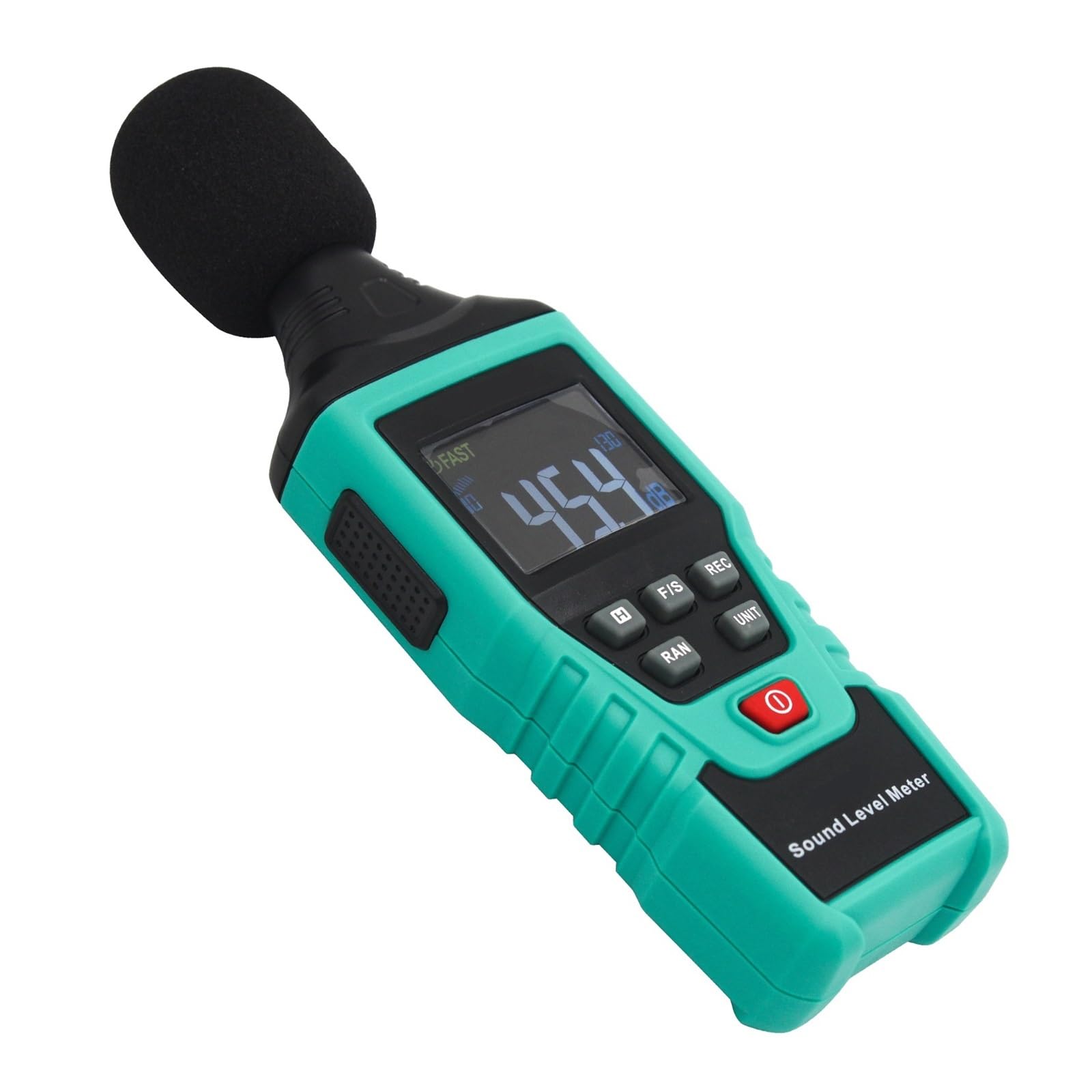 Medidor De Nivel Sonido Digital Mano Probador Decibelios Pantalla Barra Analógica Luz Fondo MedicióN Precisa