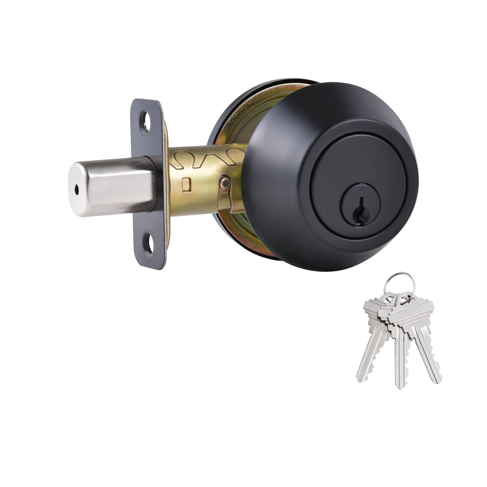 Comfhouse 1 Side Keyed Deadbolt Lock - door hardware and locks | Mubboo