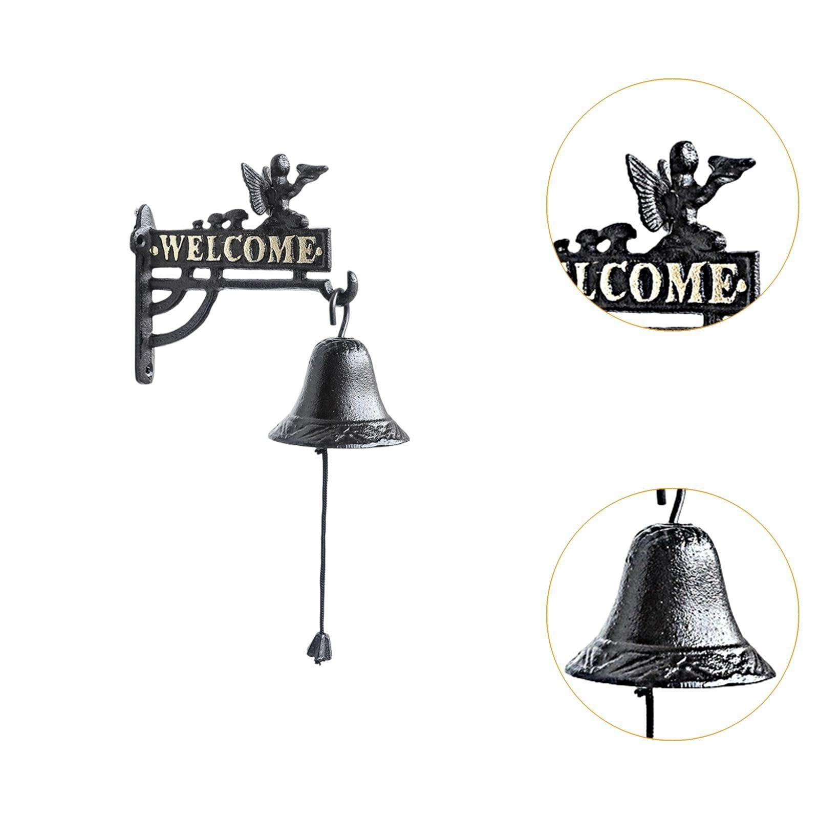 MagiDeal Campanelli in Ghisa Multifunzionali, Decorativi E Robusti per Patio E Esterni.