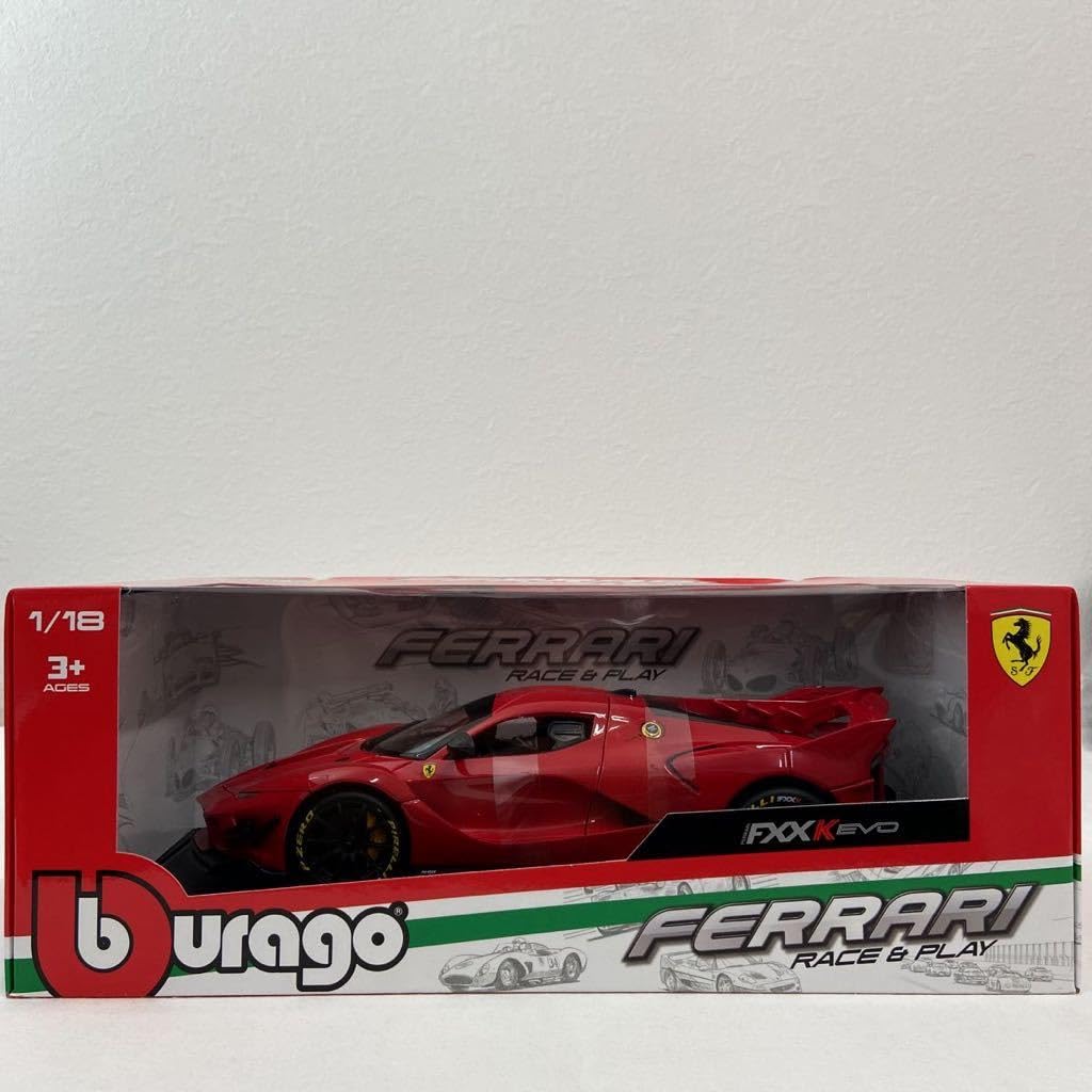 Amazon.co.jp: burago 1/18 FERRARI FXX K EVO Red ブラーゴ