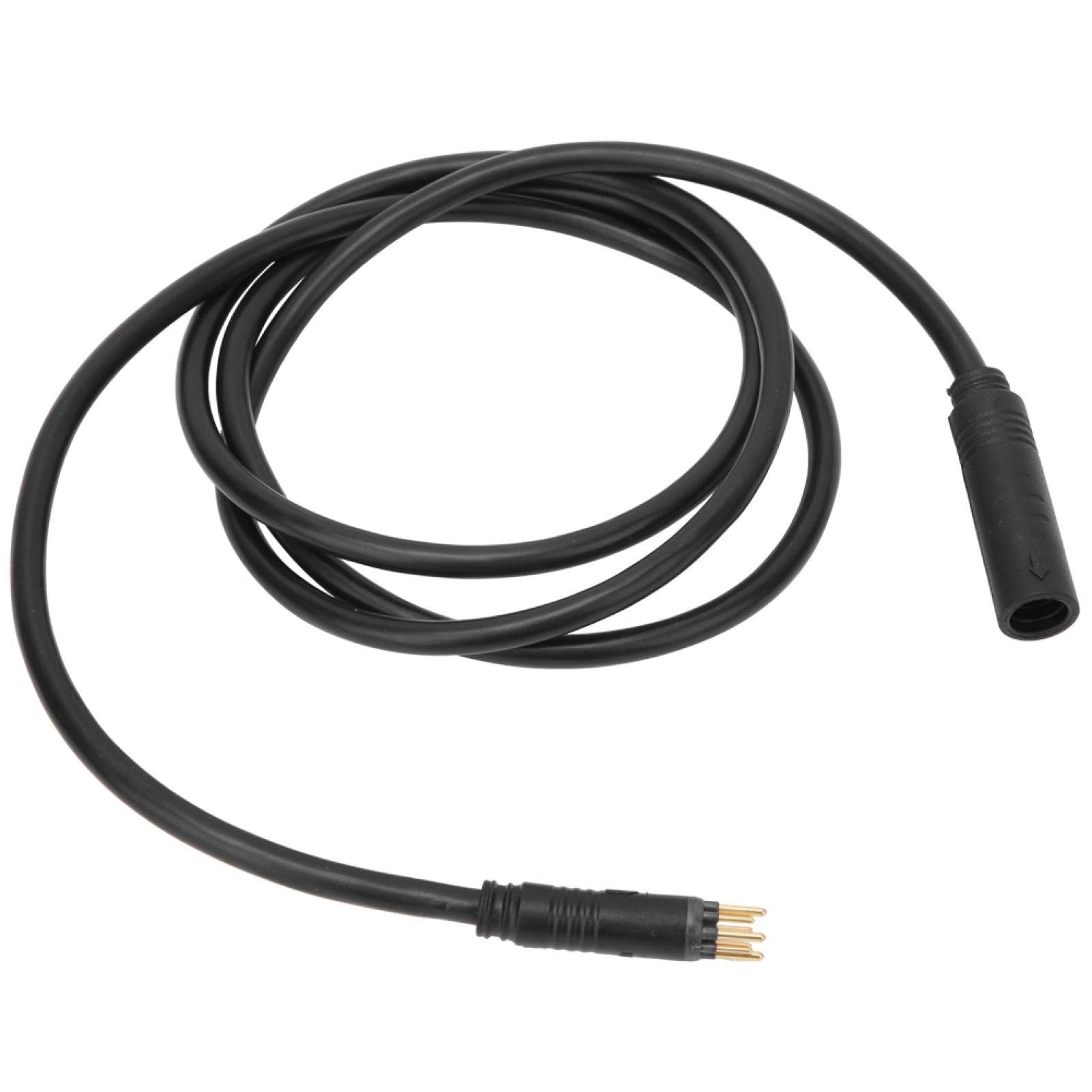 Tiiyee Motor Extension Cable, 9 Pin E-Bike, Female to Male, Black, Waterproof, 1.5m x 1300mm