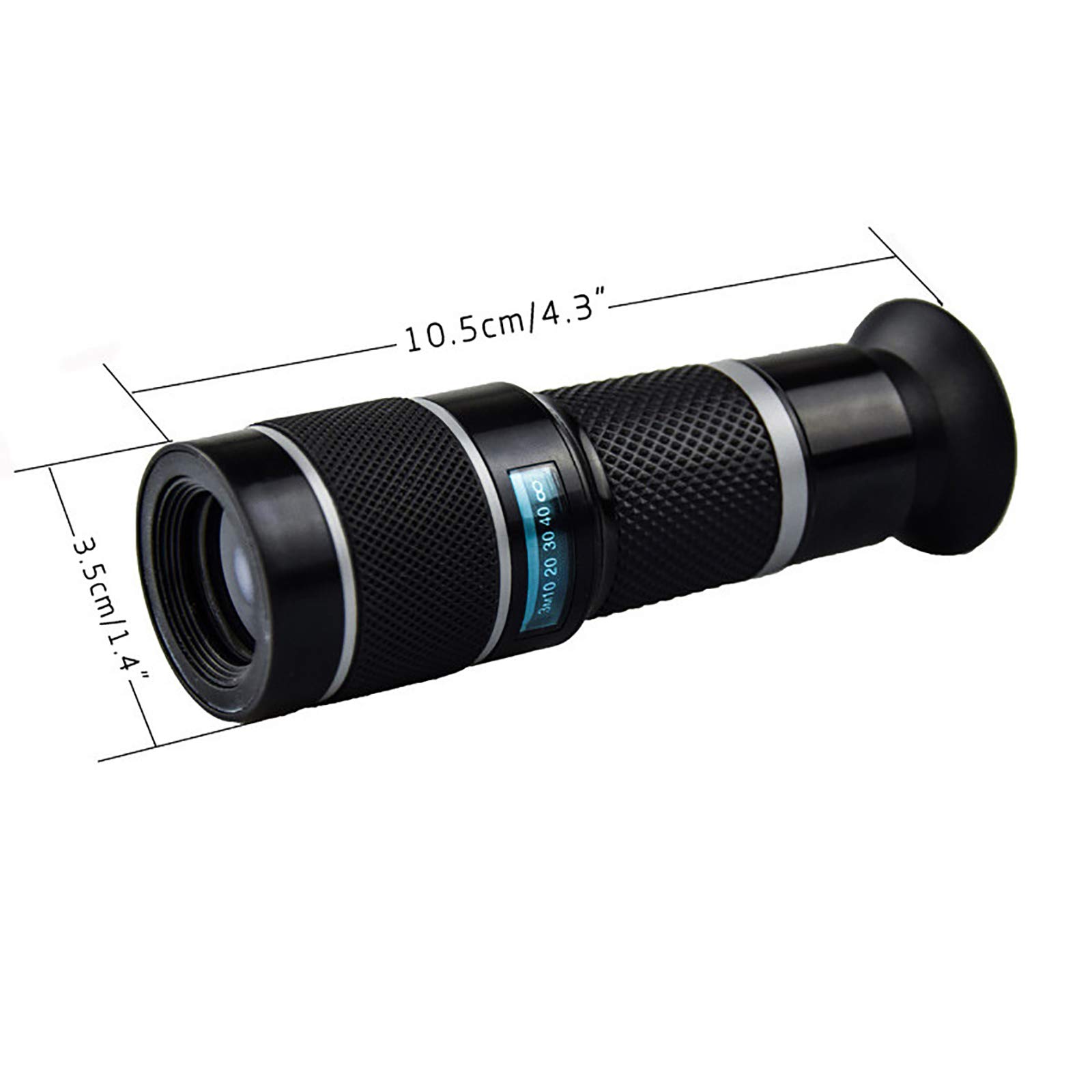 Tragbares Monokular-Teleskop für Smartphones, leistungsstarker 18x25-Optikzoom, wasserdicht, ideal für Erwachsene, Vogelbeobachtung, Camping, Wandern