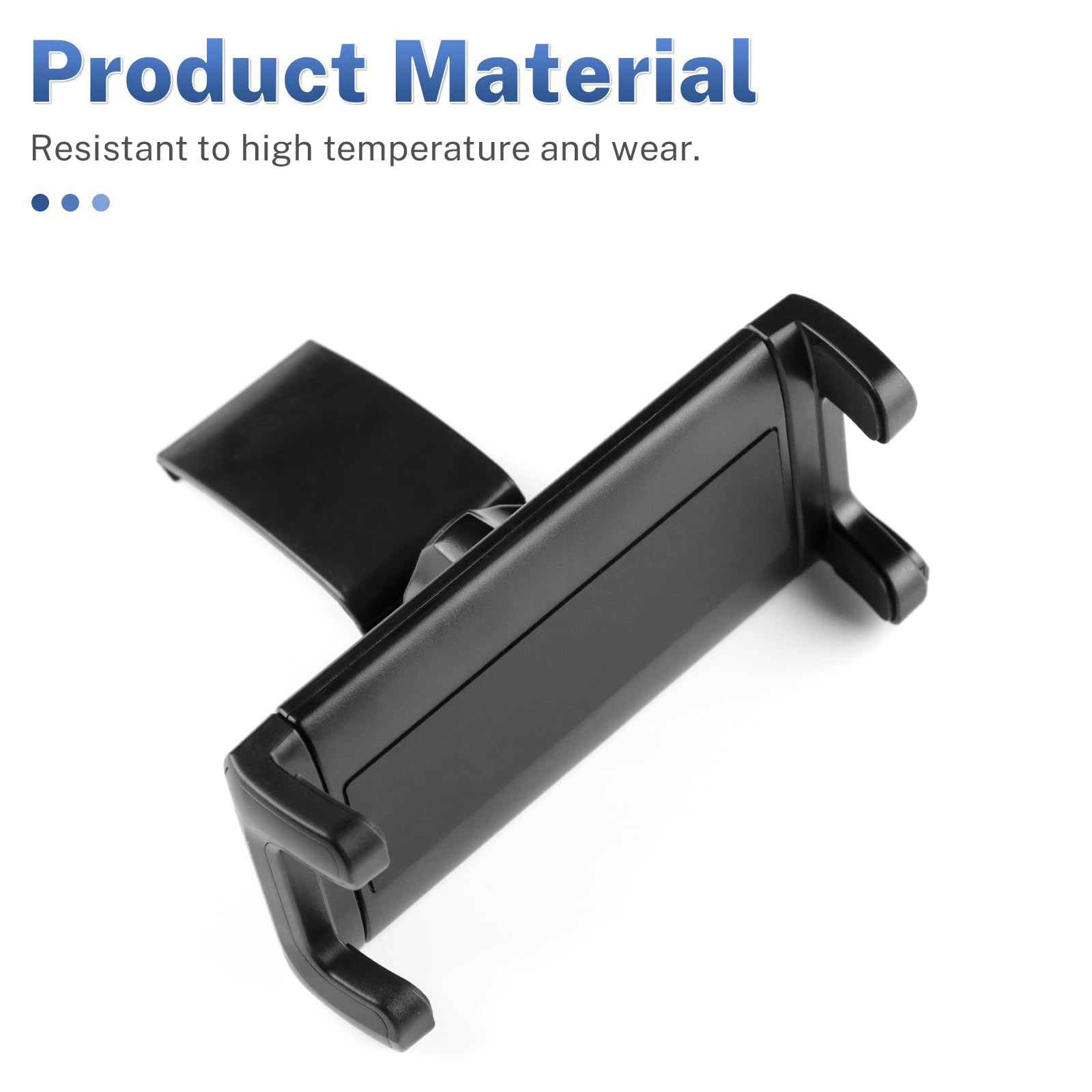 KUNGKIC Soporte para tablet de coche para BYD Seal U 2023-2025, soporte extensible para teléfono móvil, reposacabezas, rotación de 360°, soporte para reposacabezas de tablet