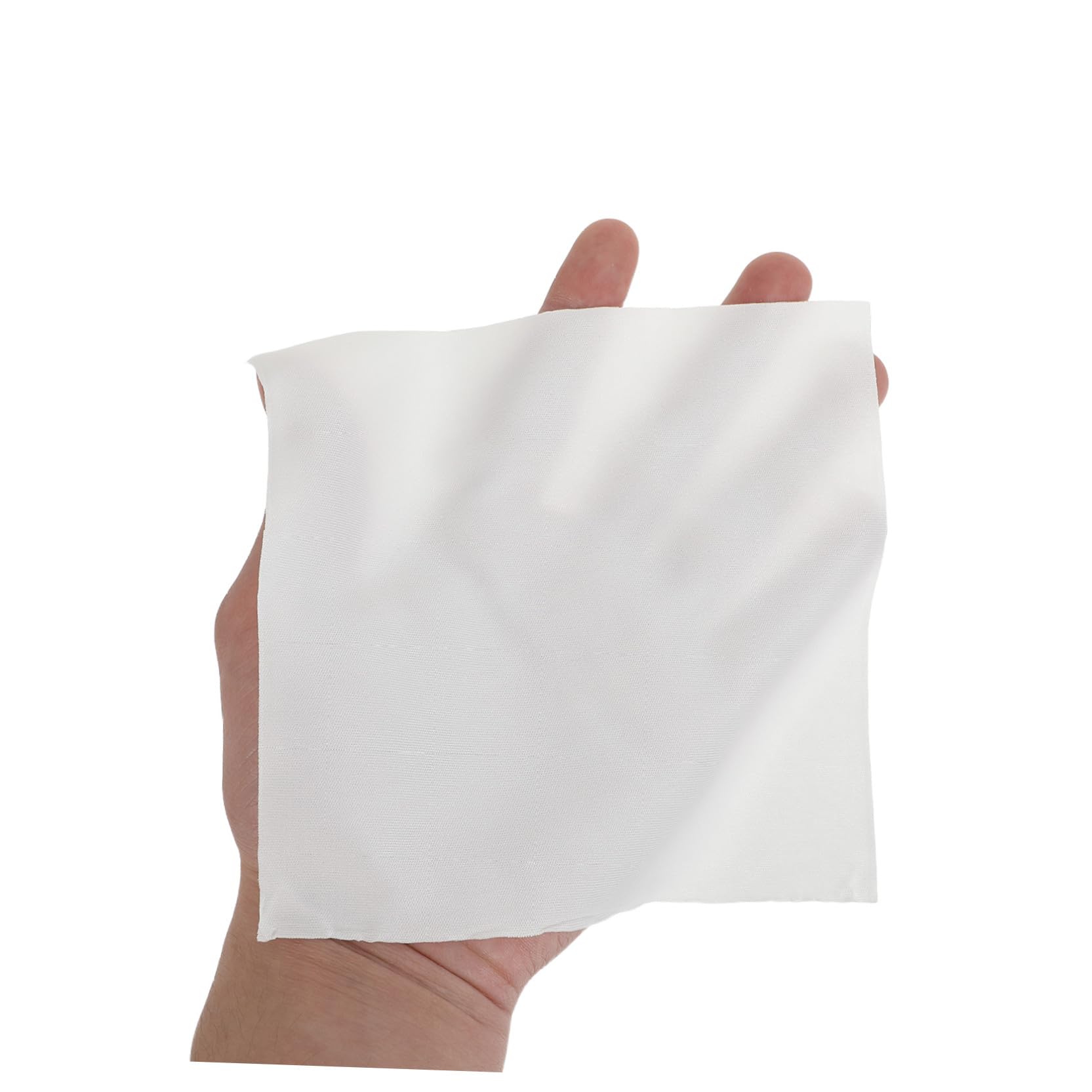 Polyester Antistatisches Reinigungstuch Weiß Staubfrei und Saugfähig 100 Stück für Baumwolltuch zum Putzen Teleskop und LCD/led Touchscreen