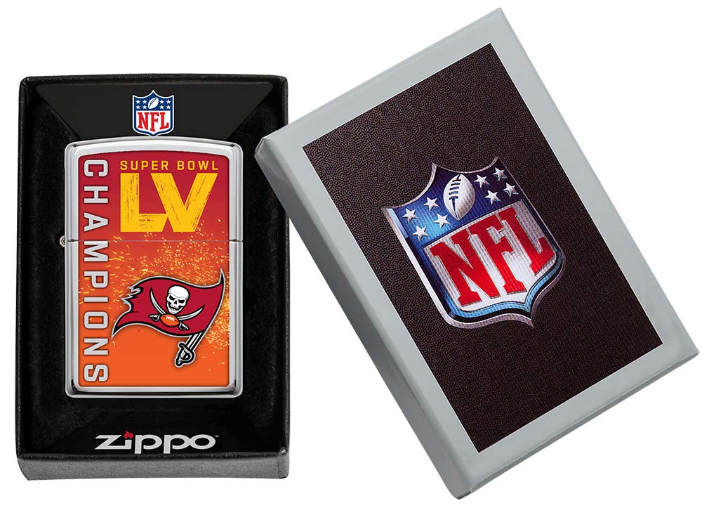 Zippo NFL Super Bowl LV Tampa Bay Buccaneers Taschenfeuerzeug