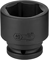 Vista 2 de Jetech 3/4 pulgadas 1.575 in enchufe de impacto estándar, hecho con acero de aleación de molibdeno cromado, tratado térmicamente, diseño de 6
