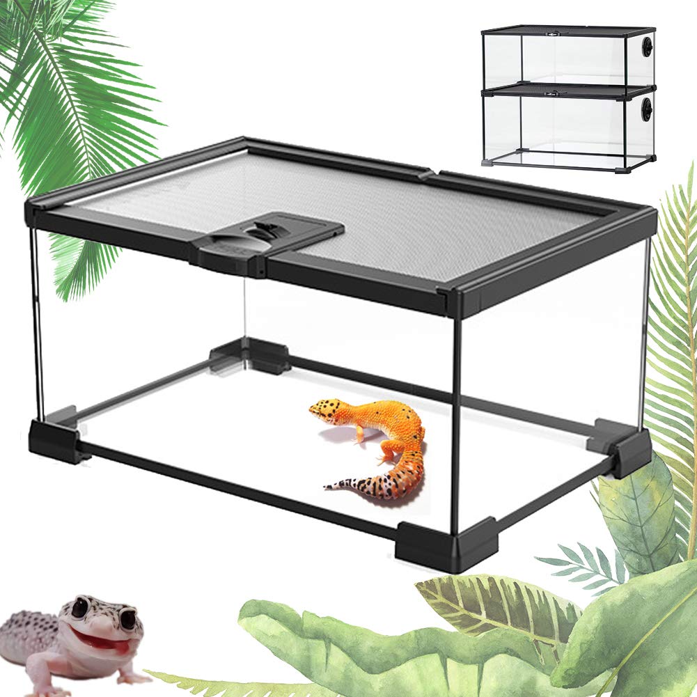 Buy Reptile Glass Terrarium, Reptile Breeding Box Top Screen