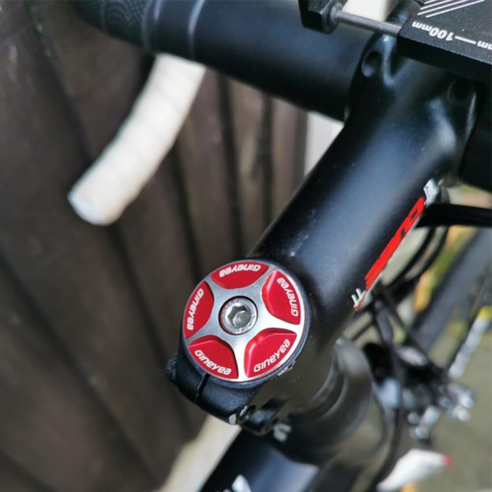 Bouchon De Potence Vélo En Alliage Titane - Diamètre 31.8 Mm, Vis M6x30 Mm, Pour VTT Et Route