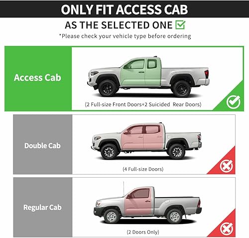 Miniatura 2 de Estribos laterales de aluminio, escalones laterales de camión Nerf Bars L+R para 200720082009201020112012201320142015201620172018201920202021 Tundra