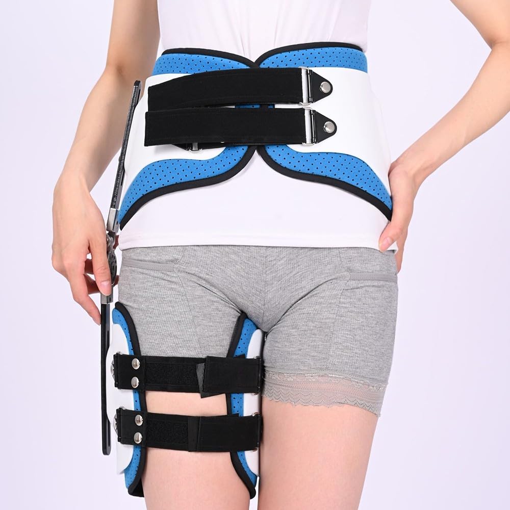 HEARSO Groin Support And Hip Brace Compression Wrap,Sciatica Pain Relief For Men And Women Adjustable Thigh Leg Hamstring Support For Hip Joint Injury Arthritis And Recovery(LEFT)