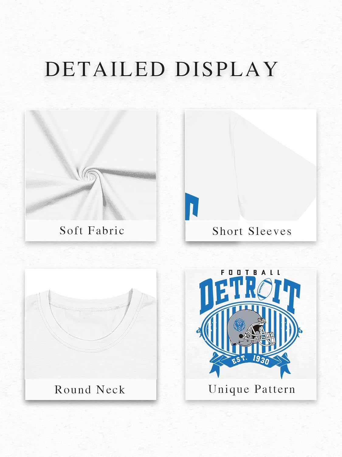 Football Shirts for Women Oversized Football Team Fan Tshirts Game Day Tee Tops Casual Sport Outfits - Image 5