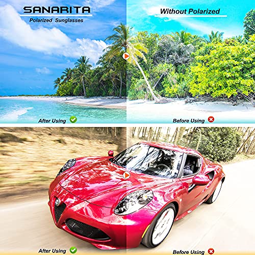 Polarized Sunglasses for Women, Rhinestone Bling Oval Sun Glasses for Driving/Shopping UV Protection Shades2