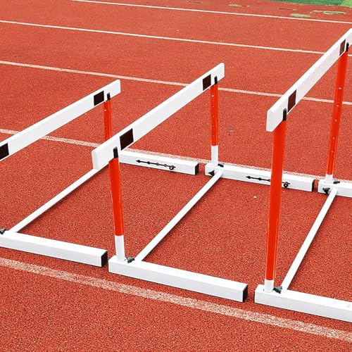 Haies d'agilité en métal réglables pour surmonter le manque de cardio en sport