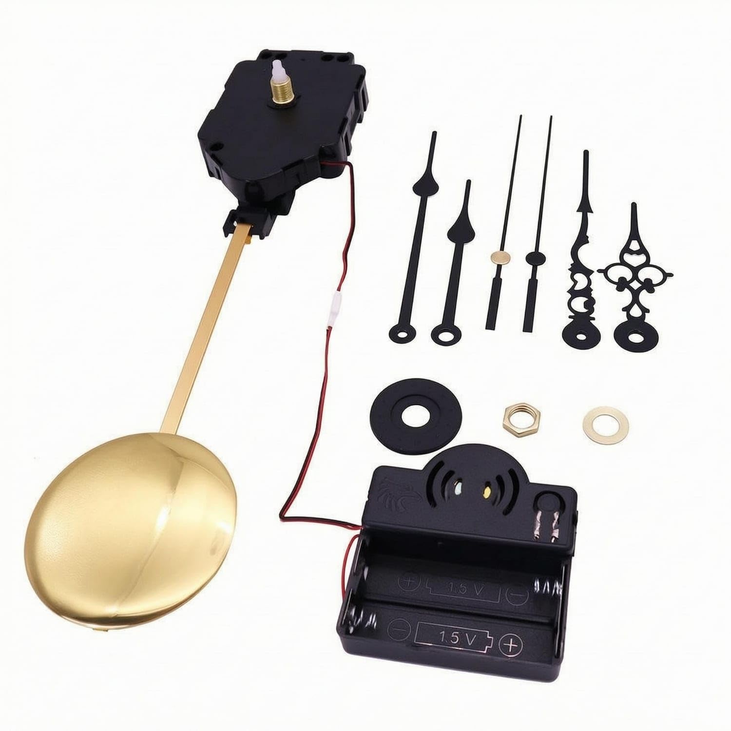 DIY Westminster Chime Movement Powered | Diy Westminster Chime Movement Powered Rubber Gold And Red-picture-23