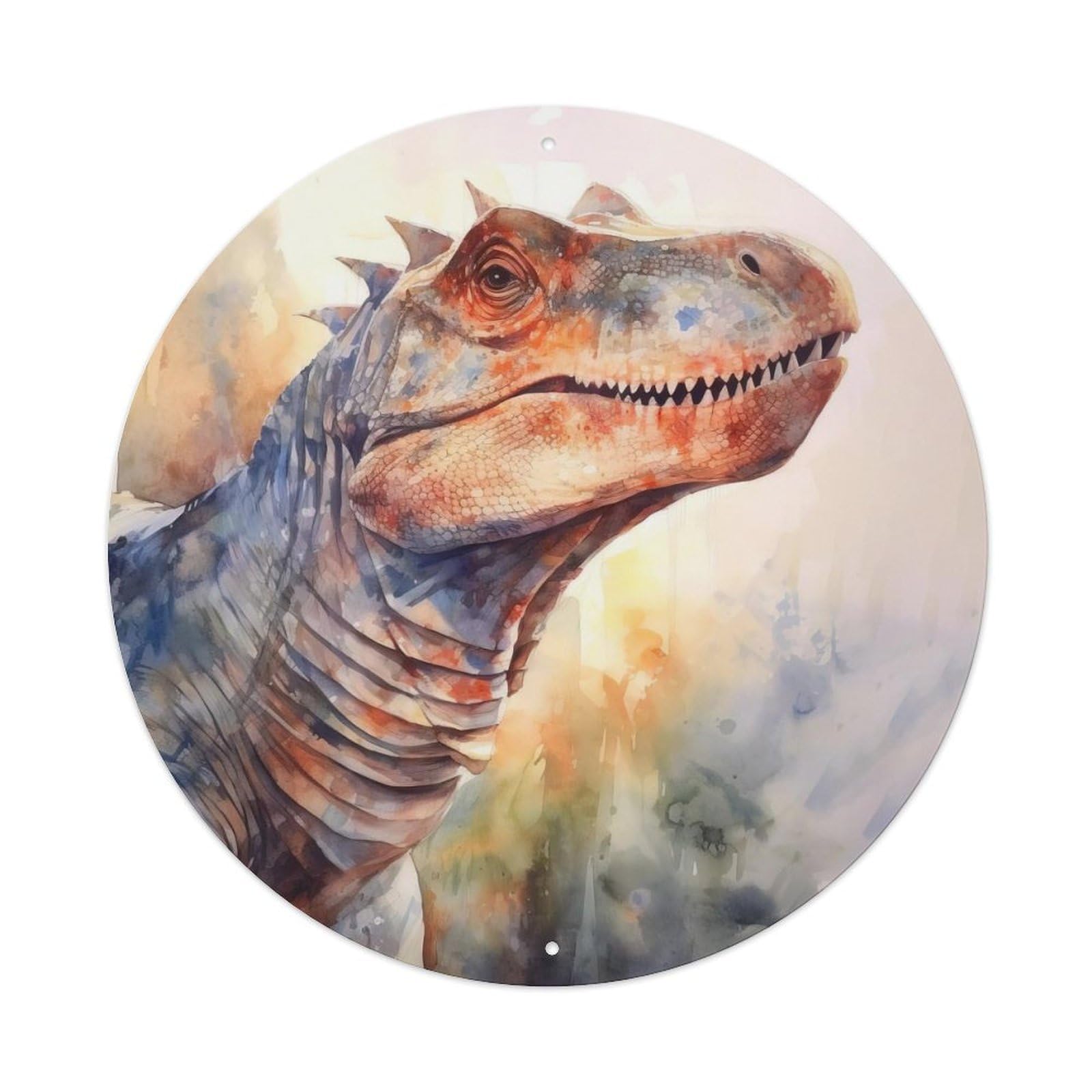 Dinosaur Asfaltosaurus Rex Prehistoric Dinosaurs Metal Tin Sign