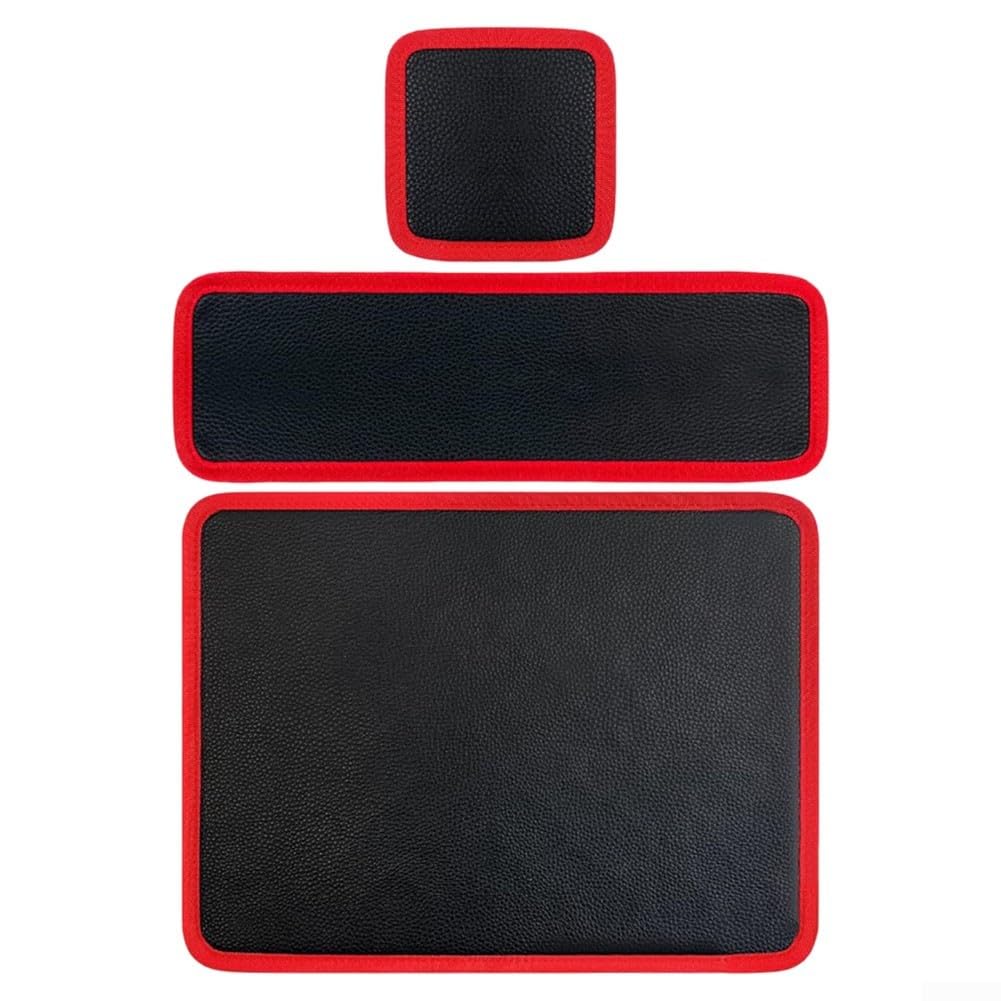 Set di vassoi magnetici per attrezzi meccanici e fai da te, dotato di un robusto tappetino magnetico per mantenere i piccoli strumenti al sicuro durante il lavoro (3 pezzi)