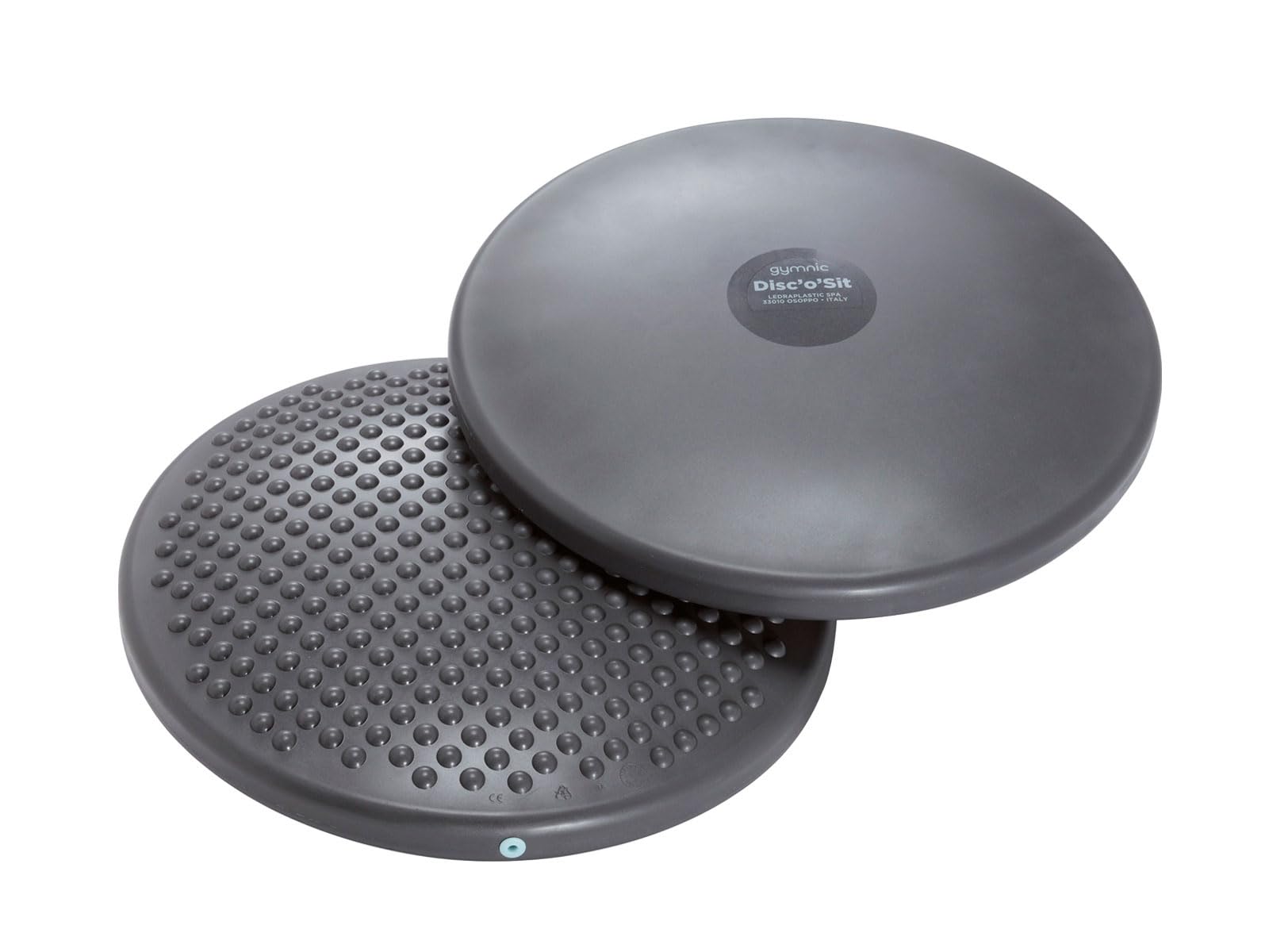 Gymnic Disc’o’Sit Cuscino Propriocettivo per Postura e Allenamento Funzionale, Ø 39 cm, gonfiabile, in PVC sicuro, dispositivo medico di classe I per fitness e riabilitazione