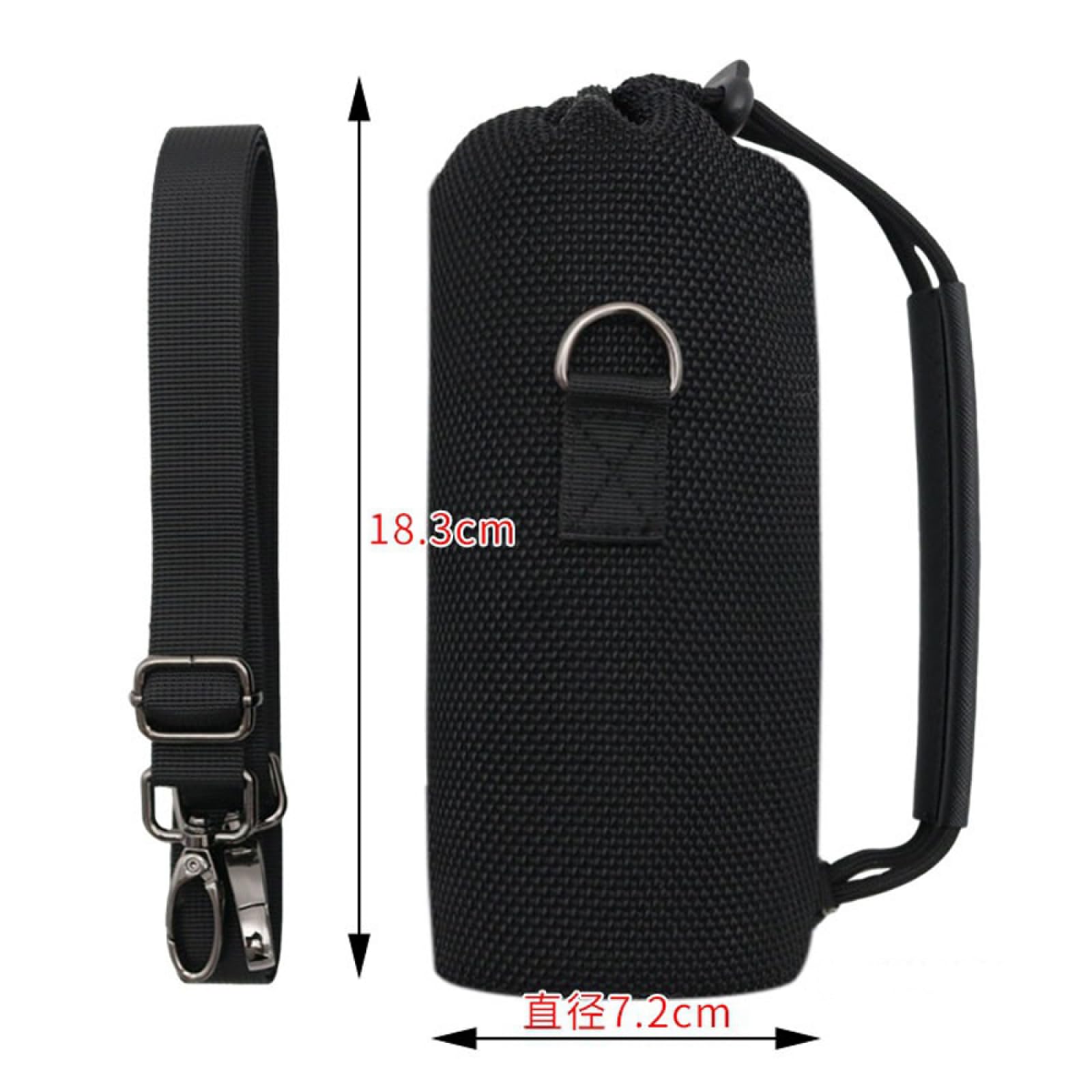 Sac portable pour JBL Flip 7 enceinte – Housse de protection perméable au son – Poche de voyage légère avec cordon de serrage et poignée confortable pour extérieur, camping, plage, rangement en voitur