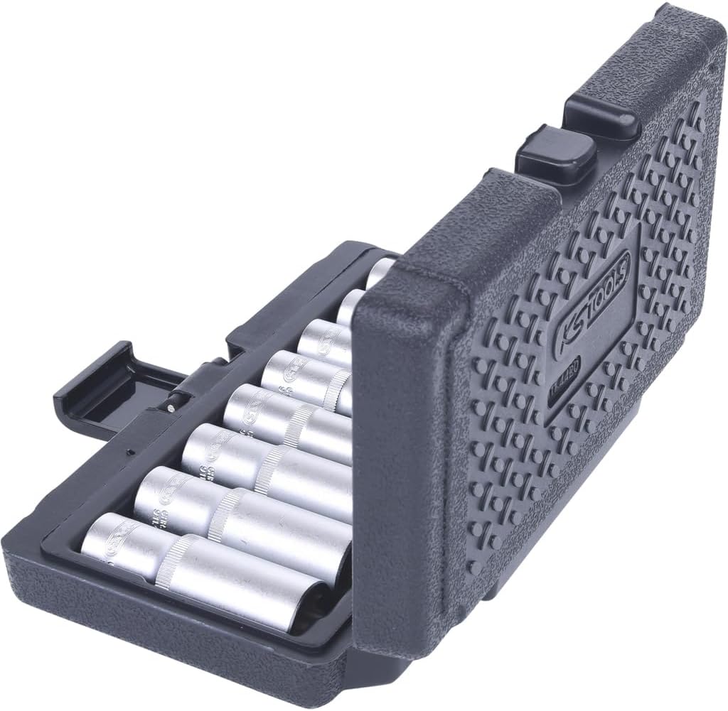 SK Hand Tool 1/2" TX E Socket Set, Deep, 8 Pcs, E10-E24