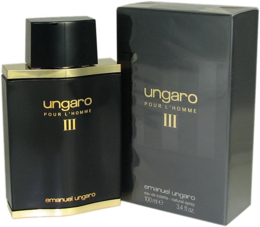 Emanuel Ungaro UNGARO III 3.4 oz EDT Men New in Box