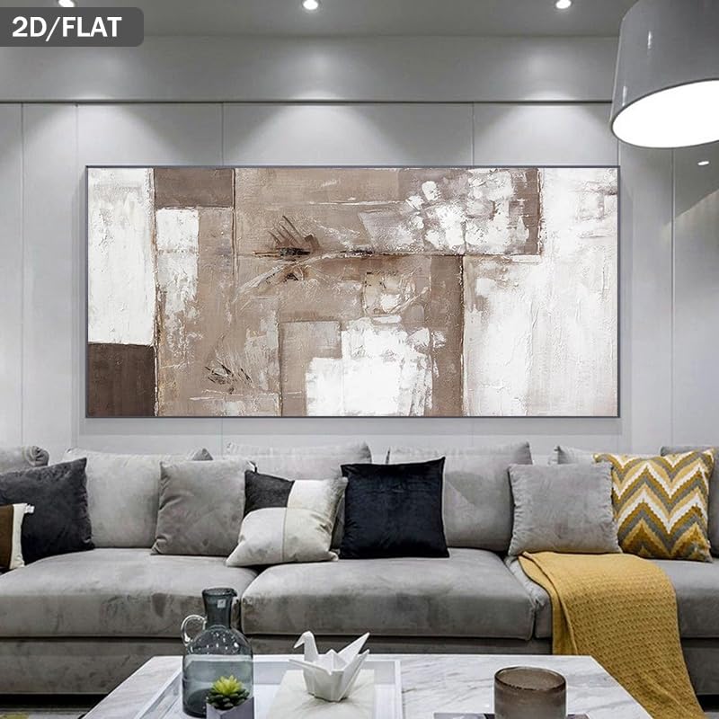 Tableau moderne AEFOUU 45x90 cm habillage mural pour salon sans perçage complexe