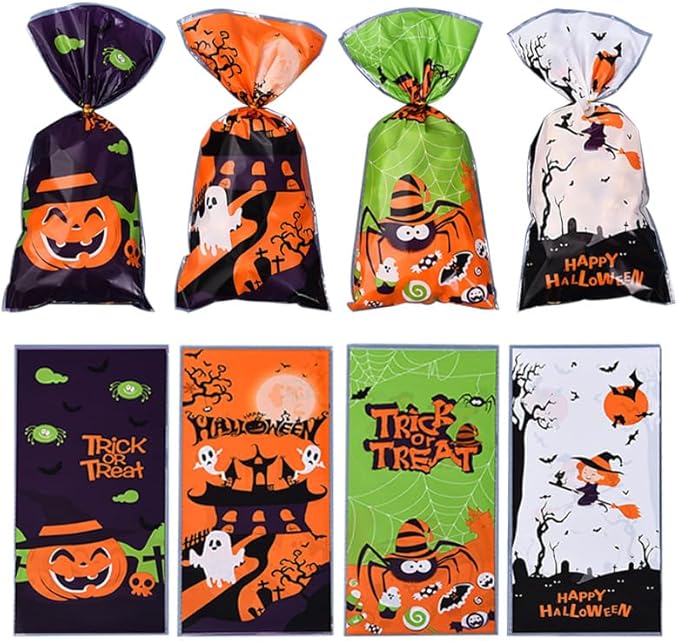 UN UNITEDTIME Halloween Candy Bags, 50 Pcs Halloween