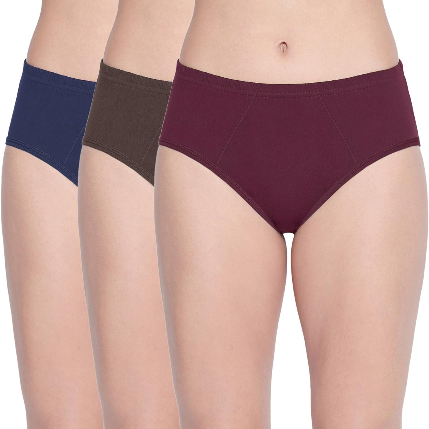 Women's Cotton Panties (Pack of 3) ES-2D_Assorted