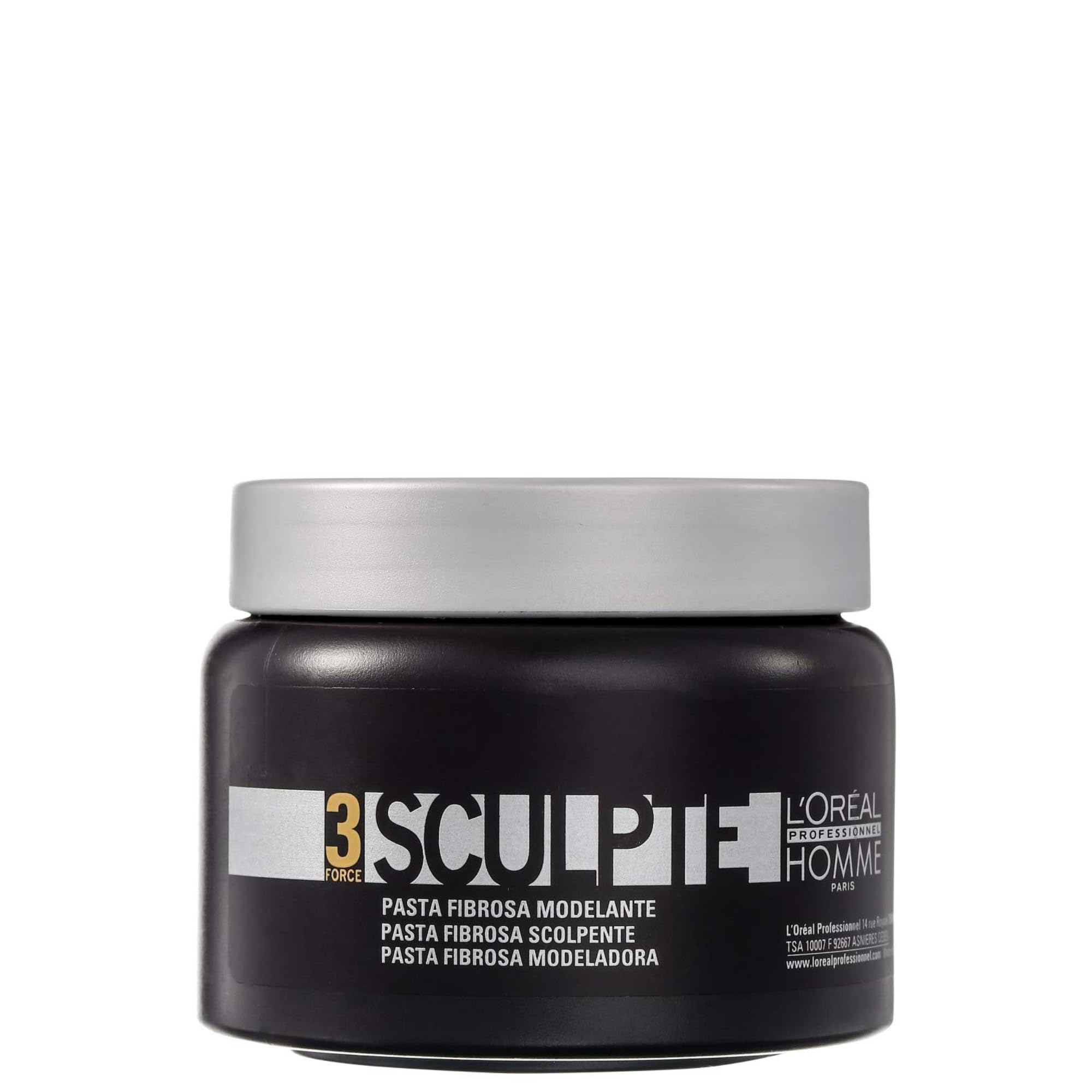 L'Oréal Professionnel Paris Men’s Sculpting Paste - Provides Light and Flexible Hold, Shiny Finish, For All Hair Types