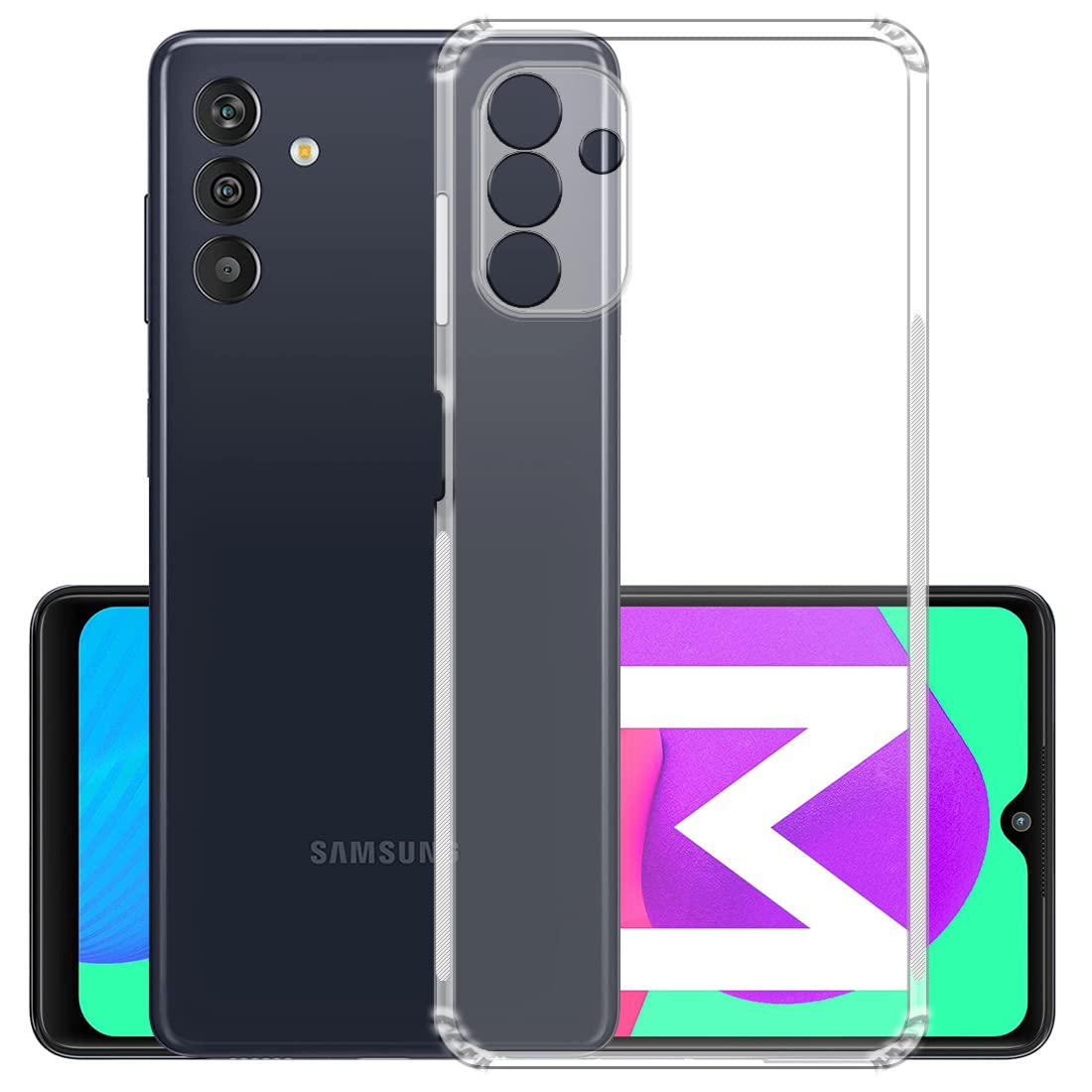 Amazon Brand- Solimo Basic Case for Samsung Galaxy M14 5G (Thermoplastic Polyurethane_Clear)