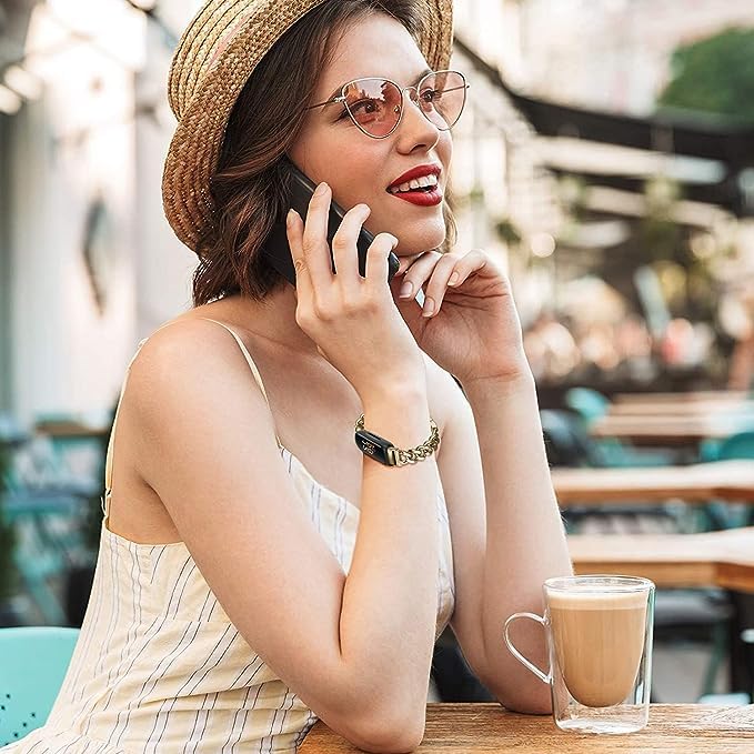 Miniatura 3 de Cool Bands for Fitbit Inspire 3 Bands Women, Stainless Steel Metal Adjustable Wristband Replacement Straps Compatible with Fitbit Inspire 3 Fitness