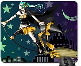 Hatsune Miku bruja Mouse Pad, Mousepad (10.2 x 8.3 x 0.12 inches)