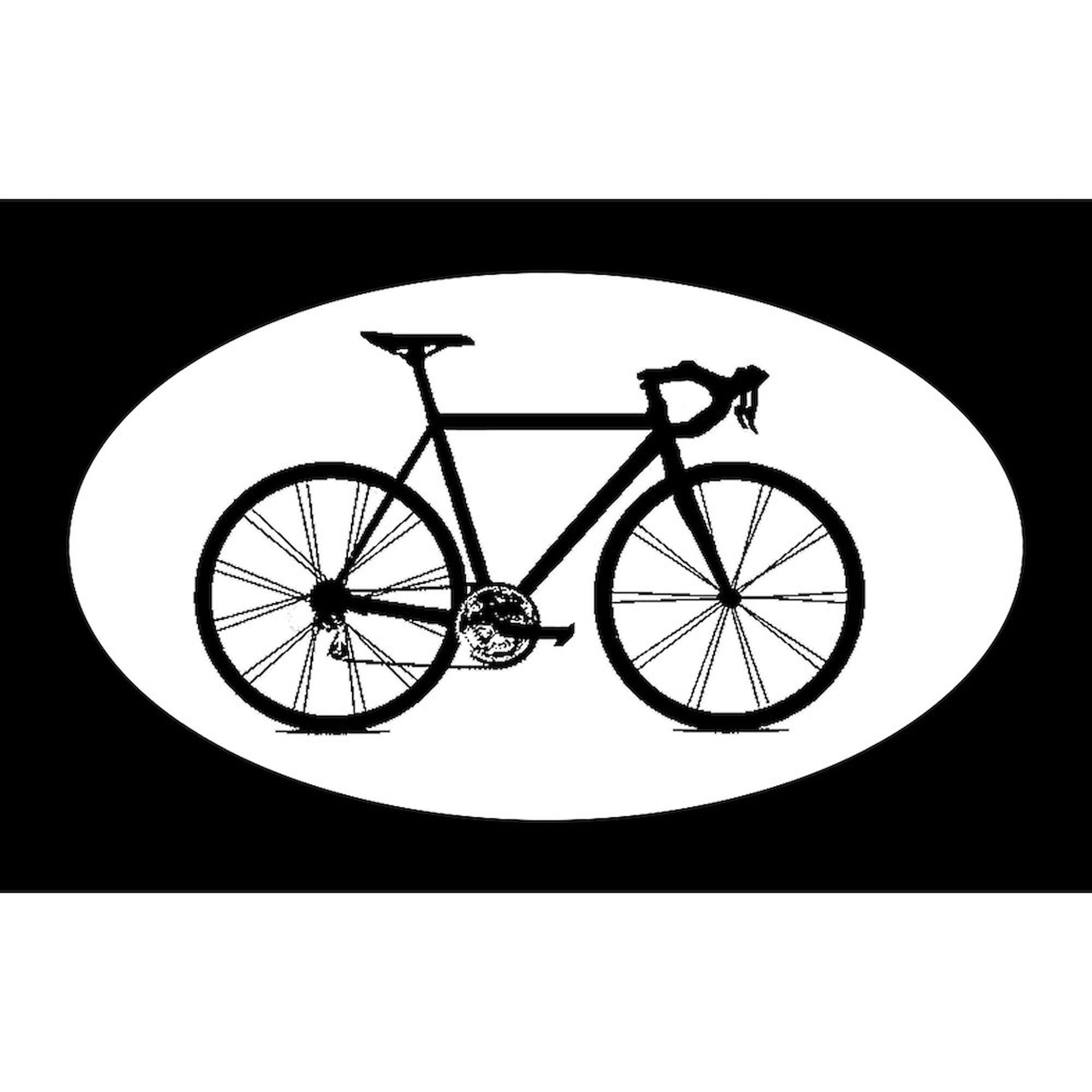 CafePress Road Bike Bicycling Cycling Oval Car Sticker Oval Car Bumper Sticker