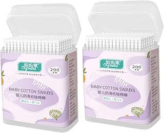 Beaupretty 2 Caixas De Cotonete Para Limpeza De Ouvido Cotonetes Para Limpeza De Ouvido Cotonetes Para Cuidados Com Os Ouvidos Cotonetes Para Cotonete Cabeça De Cabaça Cotonetes