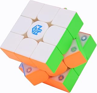Bukefuno GAN 356 ME 3x3 Speed Cube Magic GAN 356 M E 3x3x3 Magic Gans 3 by 3 Educational GAN356 ME Speed Cube Puzzle