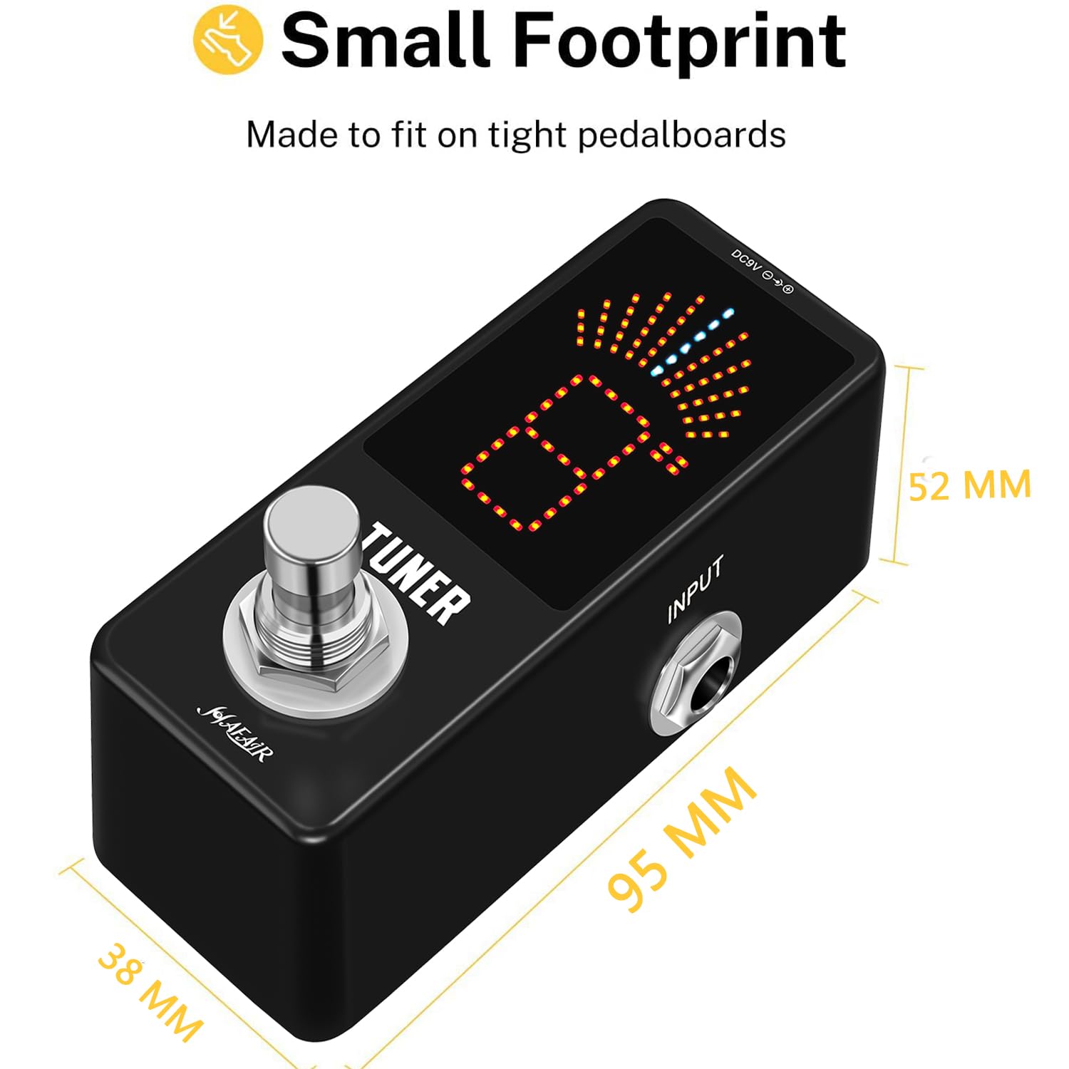 Amazon.com: Deluxe Chromatic Tuner Pedal,Large Screen High