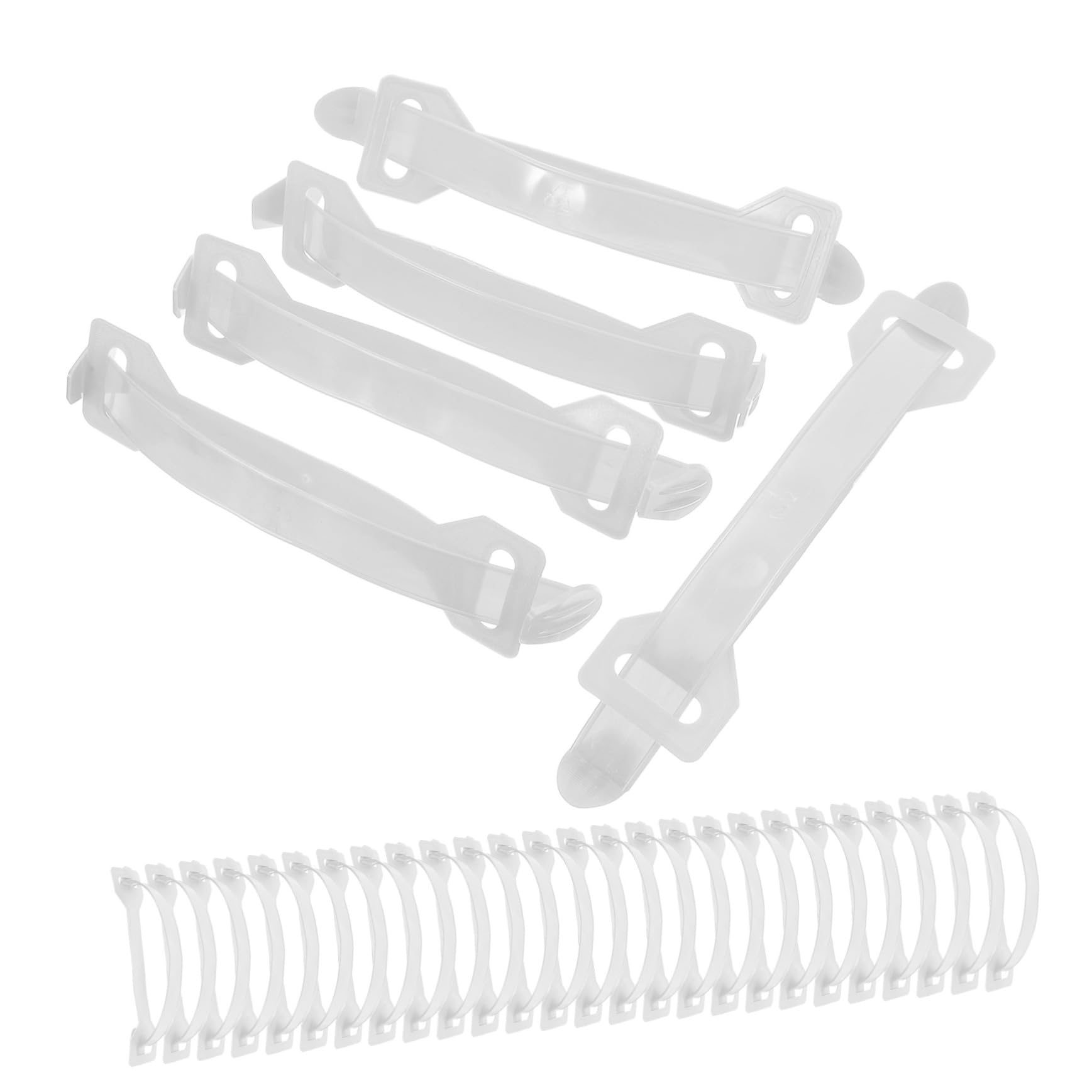 FUNOMOCYA 100Pcs Shipping Straps for Carton Boxes Reusable Carrying Handle for Moving and Lifting Comfortable Grip for Easy Installation Versatile Box Accessories