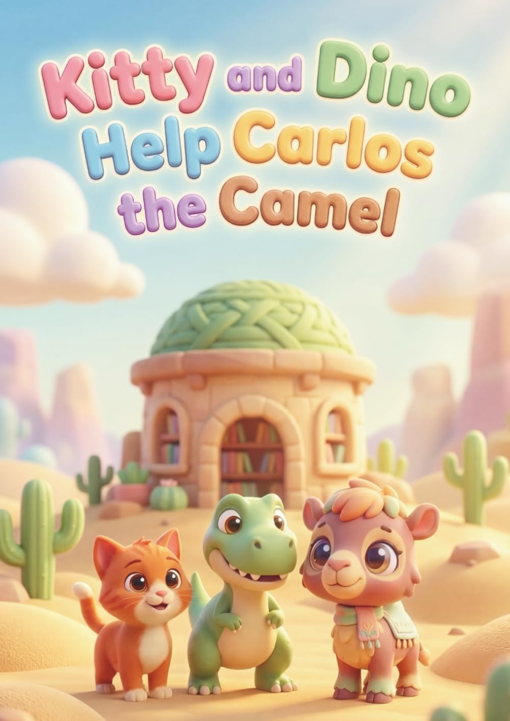 Kitty and Dino Help Carlos the Camel: Magical Bedtime Story About Teamwork, Friendship, and the Love of Reading (Magical Tales of Kitty and Dino)