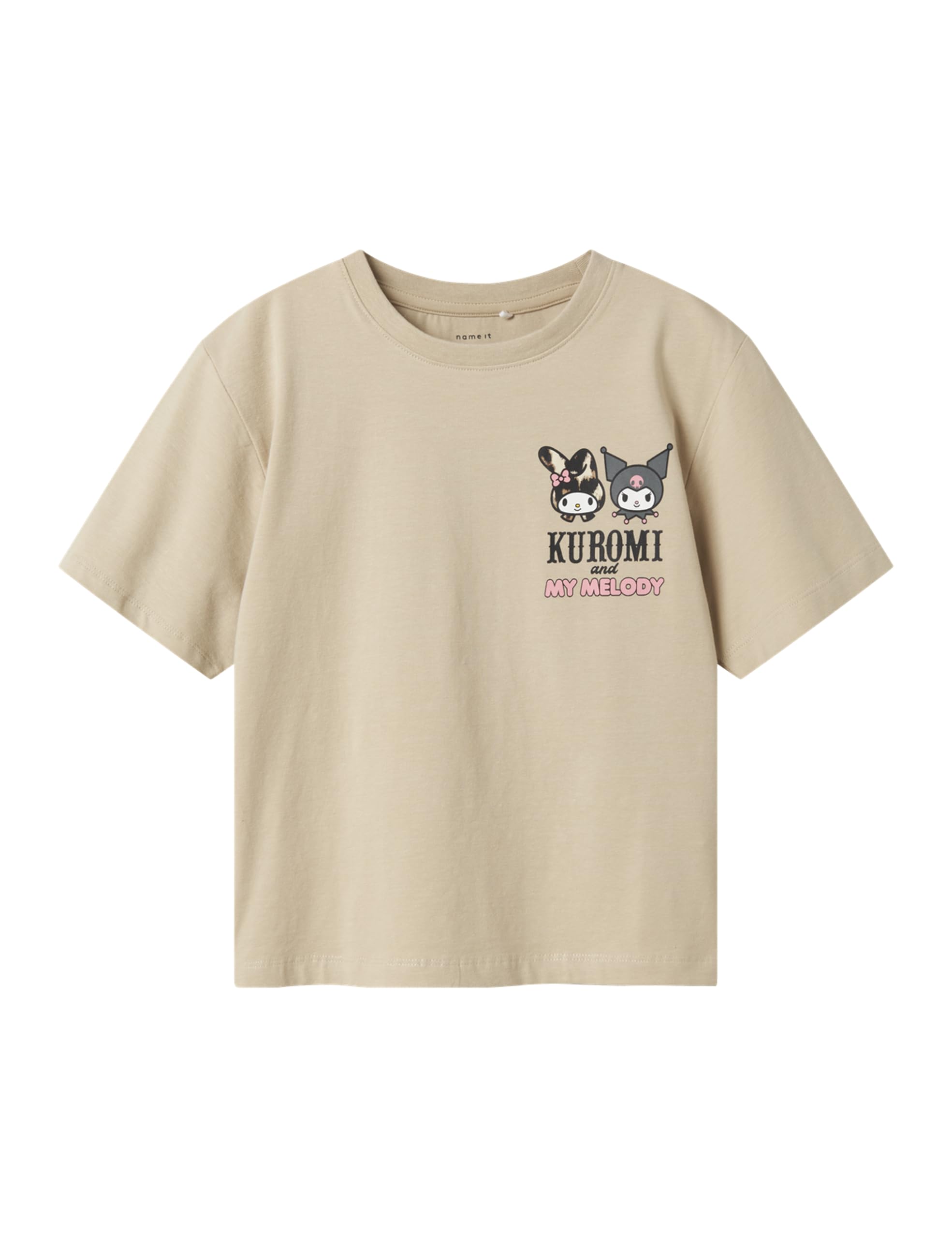 NAME IT Nkfjixara Hellok Ss Nreg Top Box Sky, peyote, 134-140