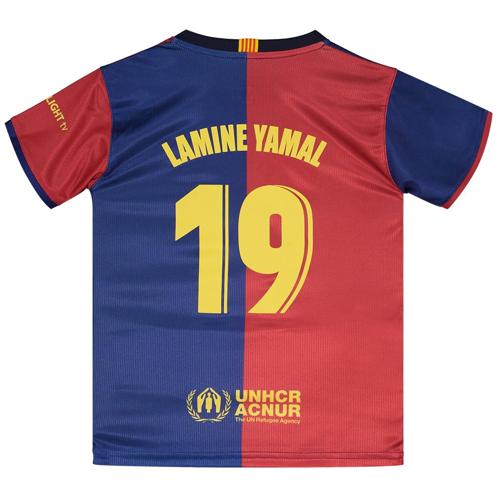 FC Barcelona Primera Equipación Niños Temporada 24/25 Camisa Unisex niños (Pack de 1)