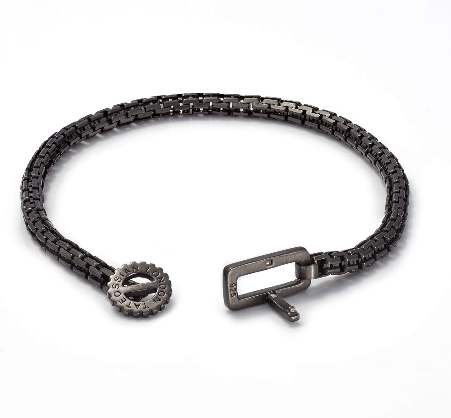 BLACK ファッション Tateossian メンズギア ベネチアンチェーン 酸化