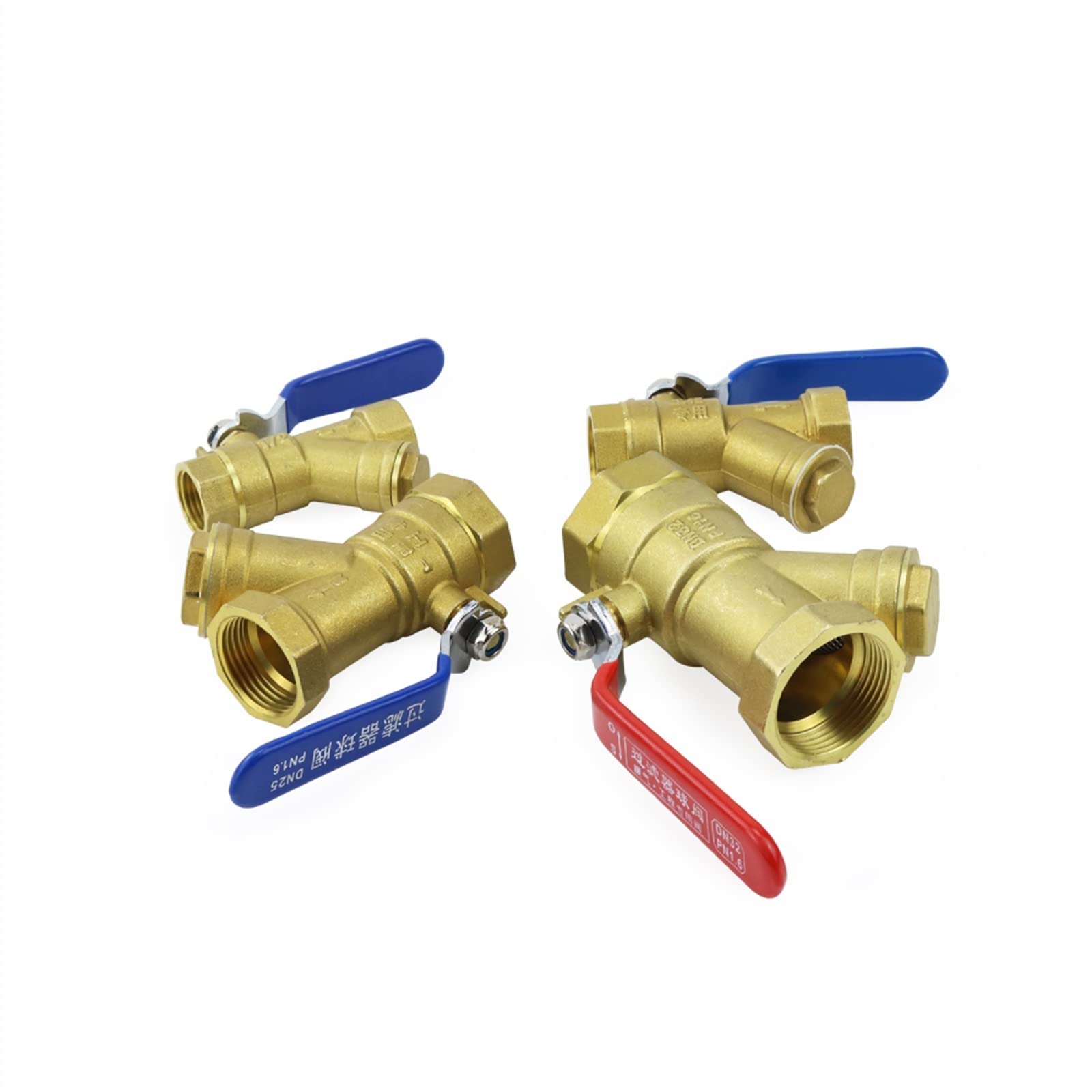 Ottone Y Tipo Filtro Valvola A Sfera Rame DN15/DN20/DN25/DN32 Filettatura Femmina Filtro for Acqua Olio 1 Pz (Size : 3/4inch)