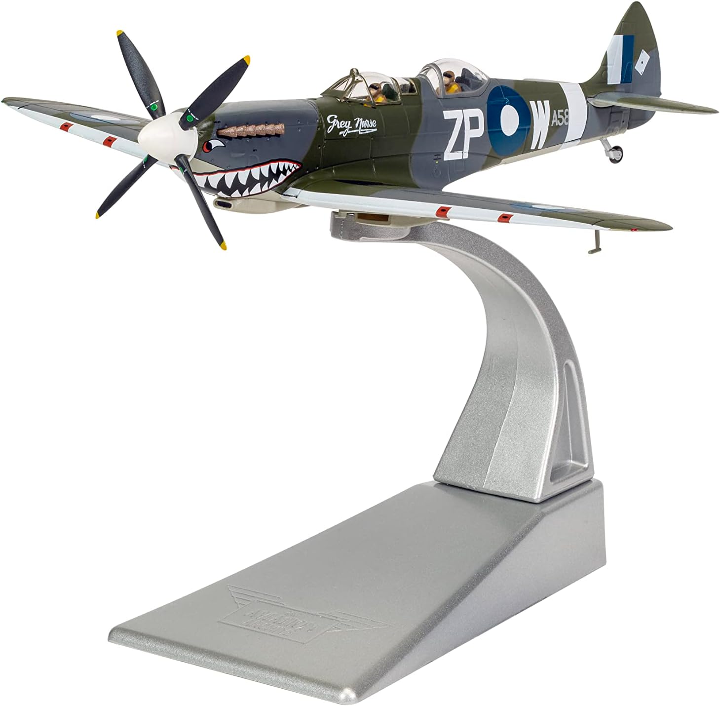 Ccorgi Diecast Supermarine Spitfire T.9 'Grey Nurse' 1:72 WWII Military Heritage Aircraft Display Model AA29201