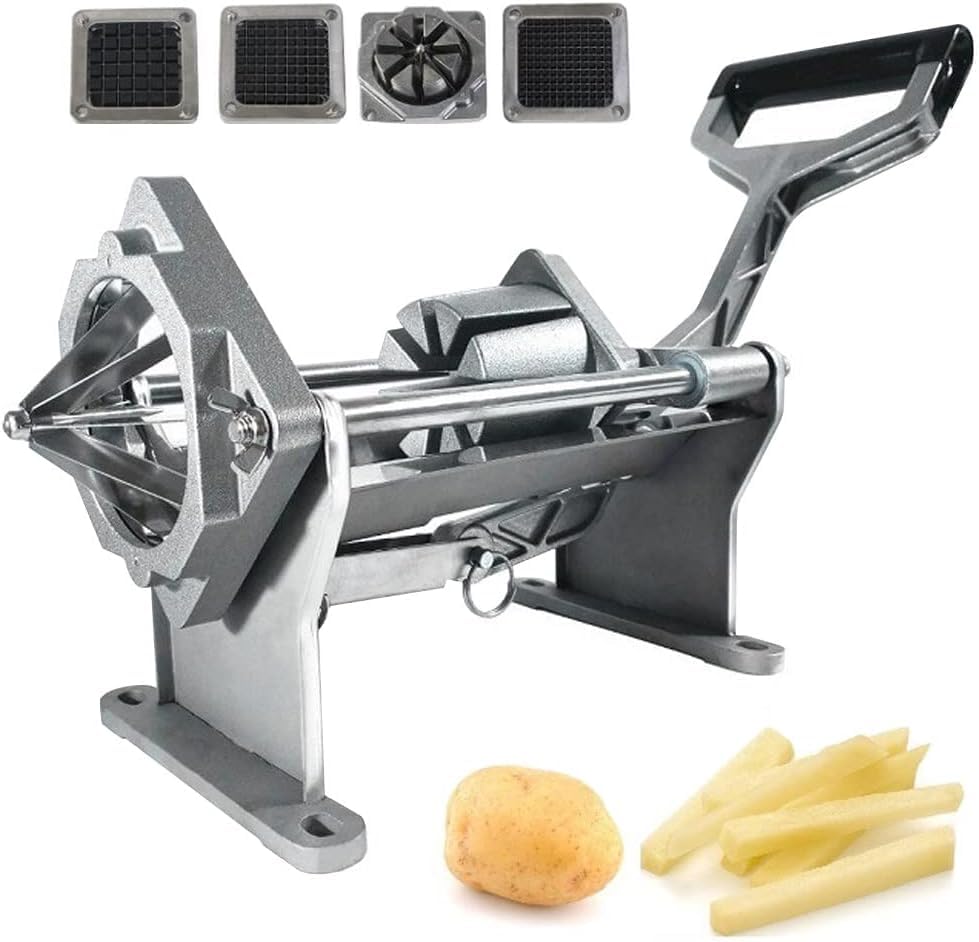 Cortadora manual multifuncional para papas fritas