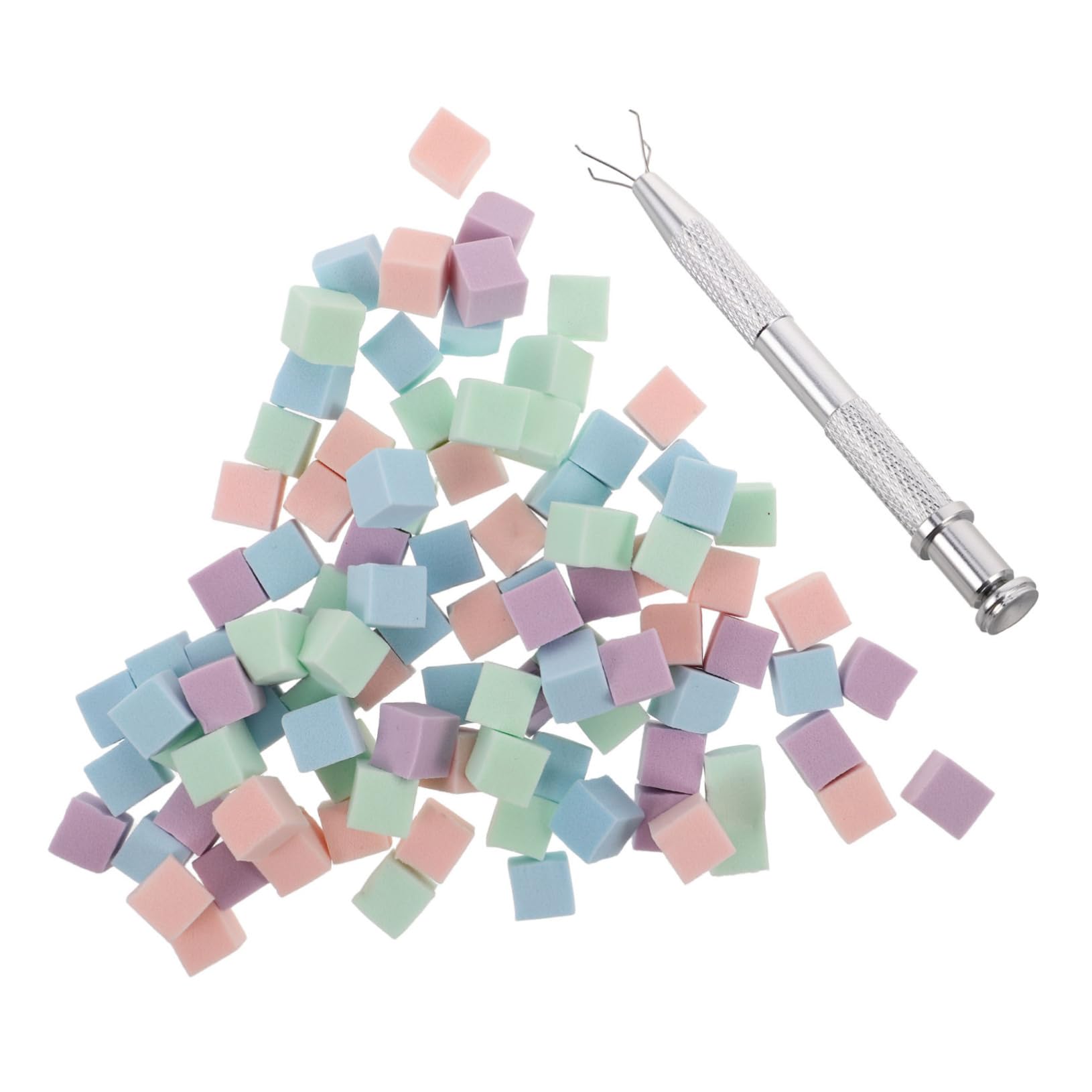 HAPINARY Diy Manicure Tools Soft Nail Art Sponges Gradient Sponge Set for Beginners Professionals