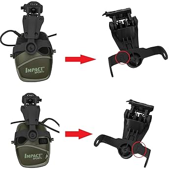 impact sport+AMP armセット COM-RAC AMP Arm Adapters for Howard Leight – Bifrost Gear